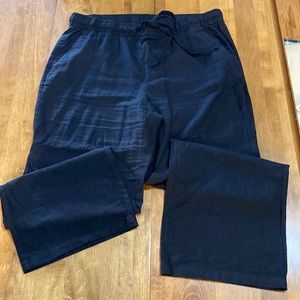 Old Navy black linen pants.